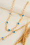 Heliophilia Silver Conjunto de Collar y Pulsera de Metal en Oro